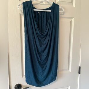 Kismet teal flowy tank